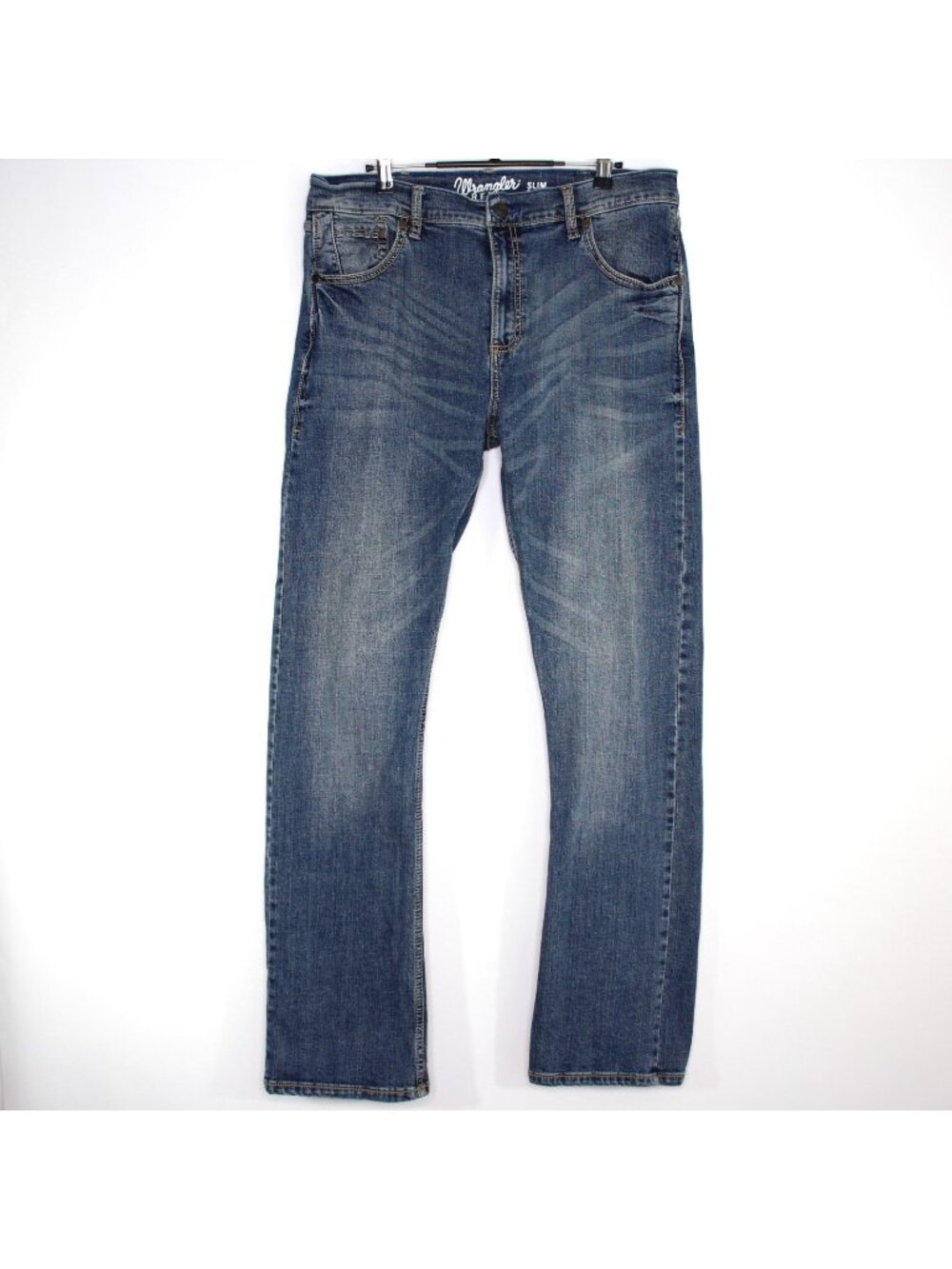 Wrangler Mens 34 x 34 Retro Slim Bootcut Jeans O984